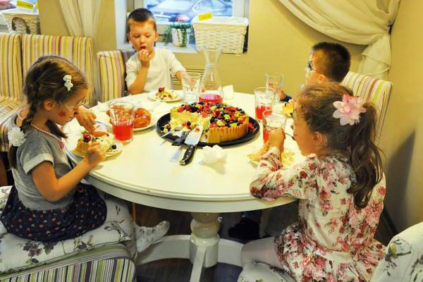 Barnekafé for en bursdag i Moskva: En oversikt