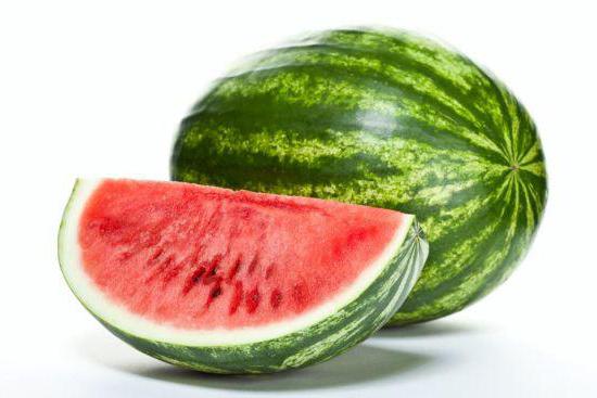 Hvor mange karbohydrater er i vannmelon. Fordel og skade på denne bæren
