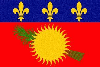 Hva ser flagget av Guadeloupe ut og hva er dets historie?